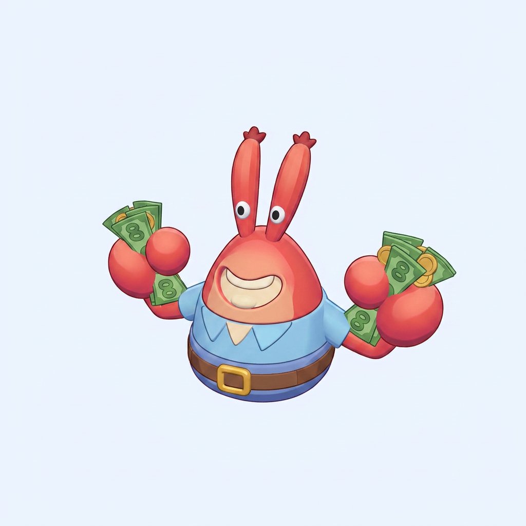 Krabs boyalı
