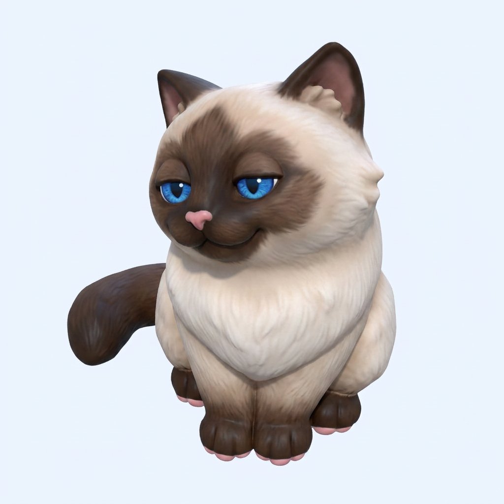 Ragdoll boyalı