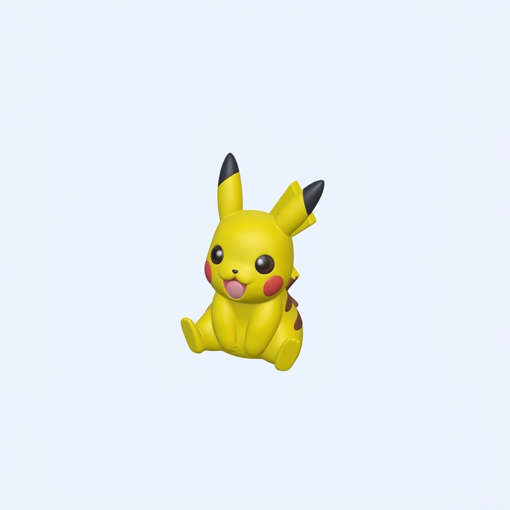 Pikachu (Küçük) boyalı