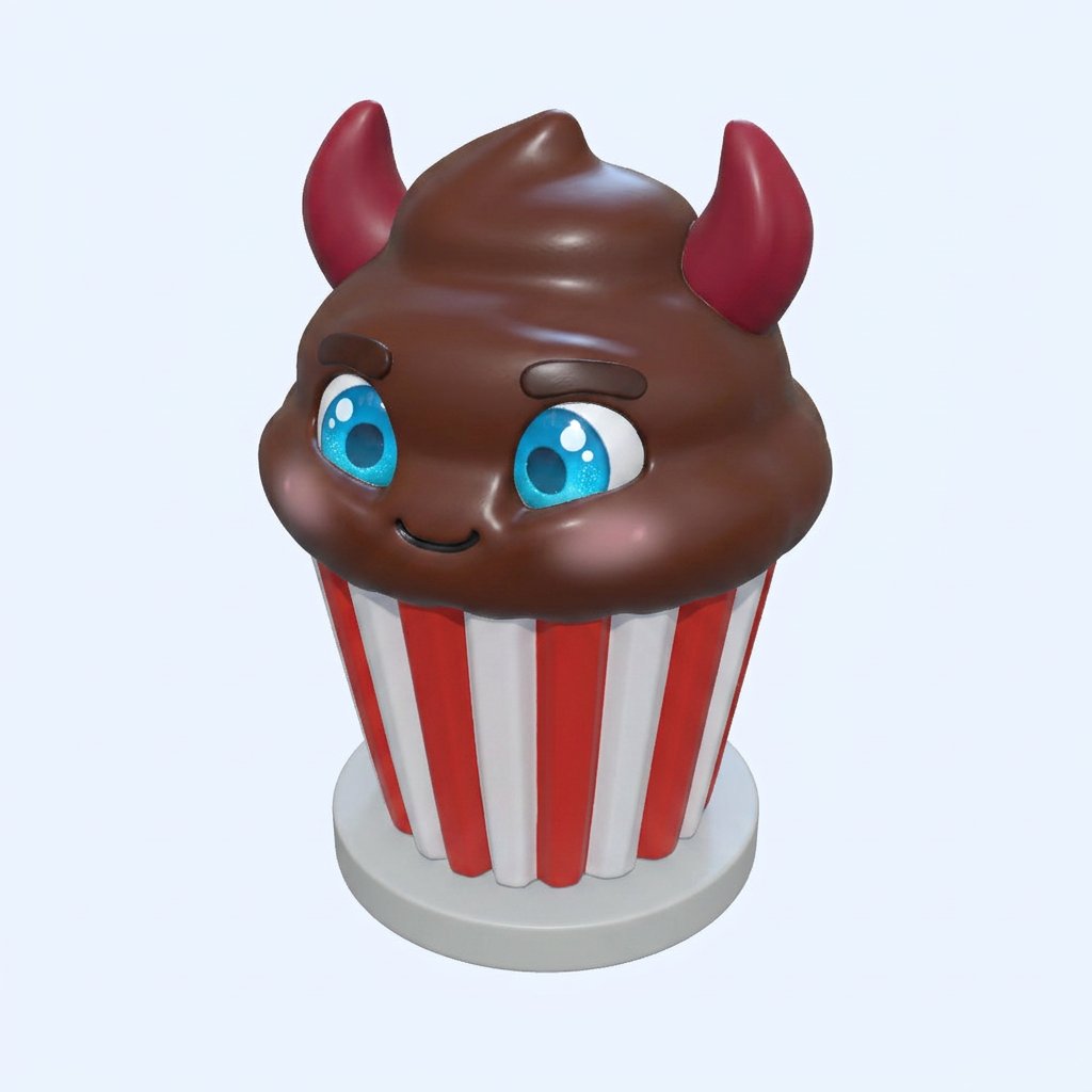 Cupcake boyalı